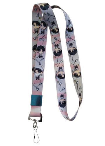 Aot - Eren and Levi- Cleaning lanyard