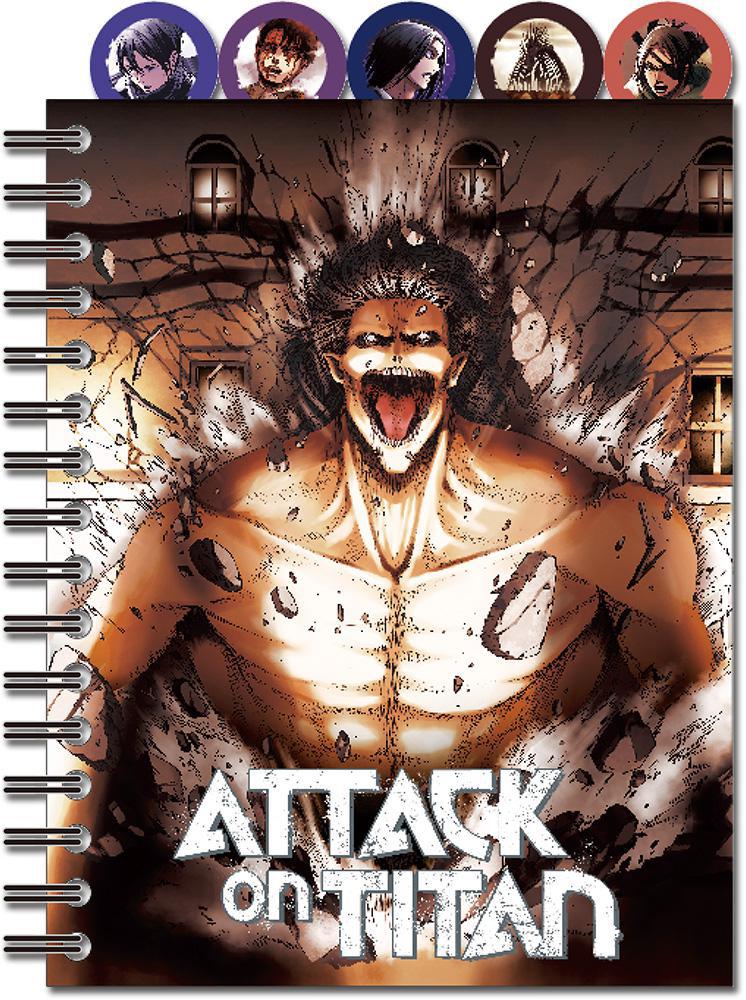 Attack on Titan - Tabbed Note Book - Accessories