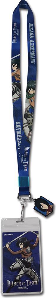 AoT Purple Mikasa Lanyard