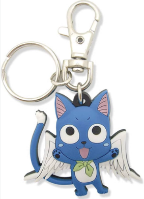 Fairy Tail - Happy With Wings PVC keychain