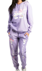 Purple My Melody/ Kuromi Clothing set
