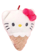 Hello Kitty Ice Cream plush Keychain