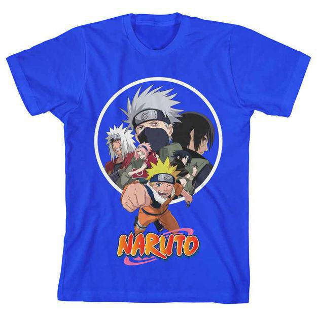 Naruto - Main Group - Blue Youth T-shirt