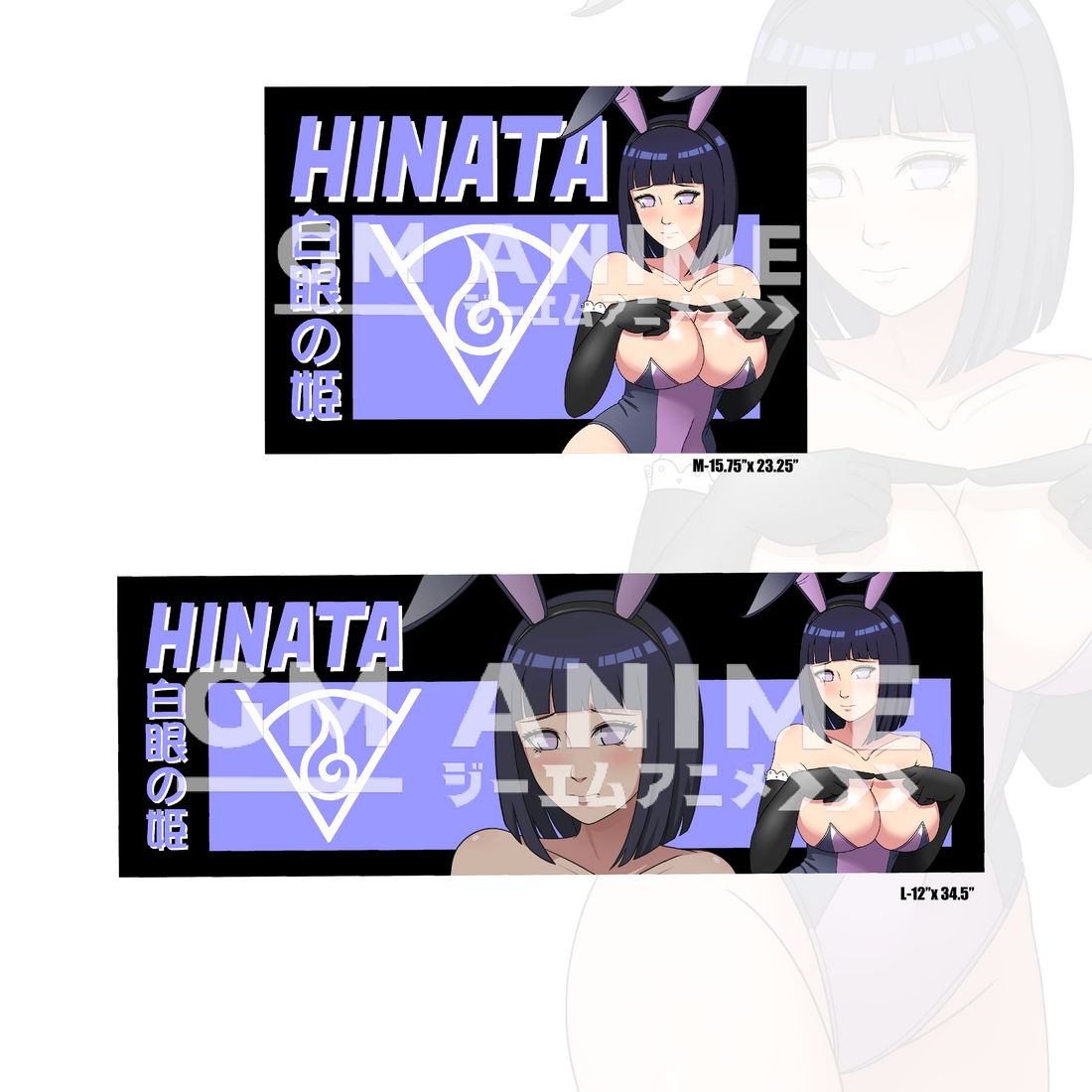 Hinata Shy Bunny Desk Mat