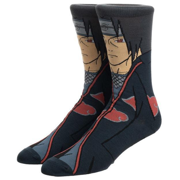 Naruto Shippuden - Itachi Uchiha Crew Socks