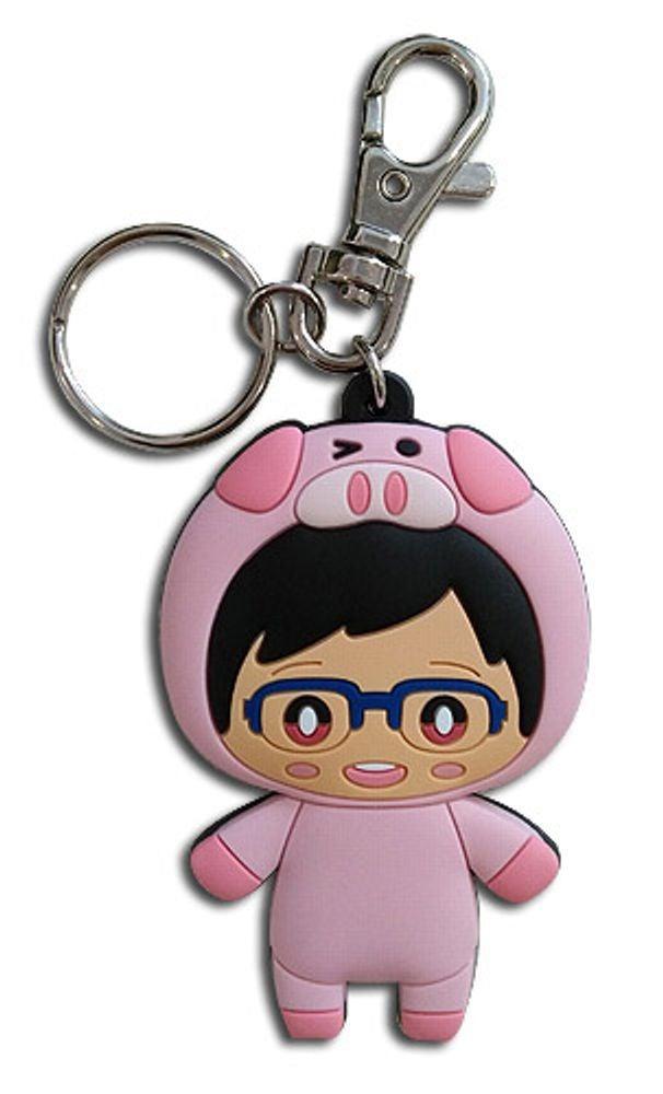 Yuri Pig Keychain